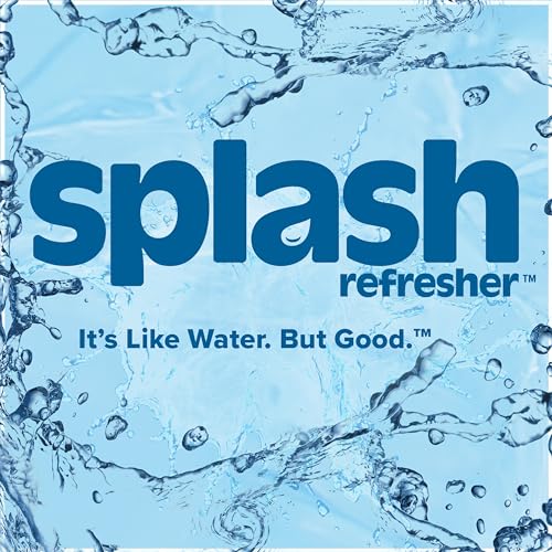 SPLASH REFRESHER FLAVORED WATER BOTTLES, WILD BERRY FLAVOR – 6-PACK, 16.9 FL OZ – REFRESHING FLAVORED BOTTLED WATER WITH ELECTROLYTES – ZERO SUGAR & ZERO CALORIES