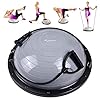 Sportneer Balance Ball Balance Board with Resistance Bands, Balance Trainer Bonus Pump for Yoga Fitness, Stability Workout, Strength Exercise, Physical Therapy & Gym