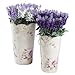 1x 10 Heads Artificial Lavender Silk Flower for Bouquets Wedding Home Party Decor (White) by Broadfashion