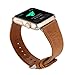 For Apple Watch 42mm Bands, Gotd Replacment Accessories Leather Buckle Wrist Watch Band Strap Horses Belt for Apple Watch 42mm (Brown)