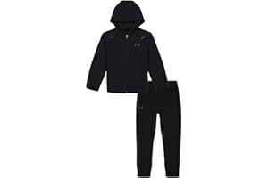 Under Armour boys Hoodie Set, Bottoms & Hoodie, Lightweight & Relaxed Fit, Zip UpHooded Sweatshirt