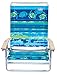 RIO Brands Classic 5 Position Lay Flat Folding Beach Chair, Fish & Turtles