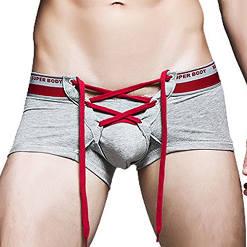 Sandbank men s sexy lingerie cotton tie rope cute boxer…