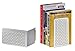 Acrimet Metal Bookends, Non-Skid Book Stand for Shelves, Heavy Duty Book Stopper, 6-7/8