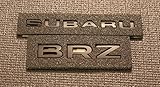 SUBARU BRZ BLACK TRUNK EMBLEMS - 2013+ BRZ (Matte Black)
