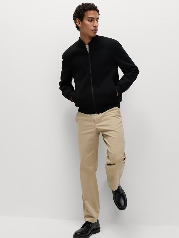 Chinos elásticos de corte padrão 86cm (Reino Unido 34)