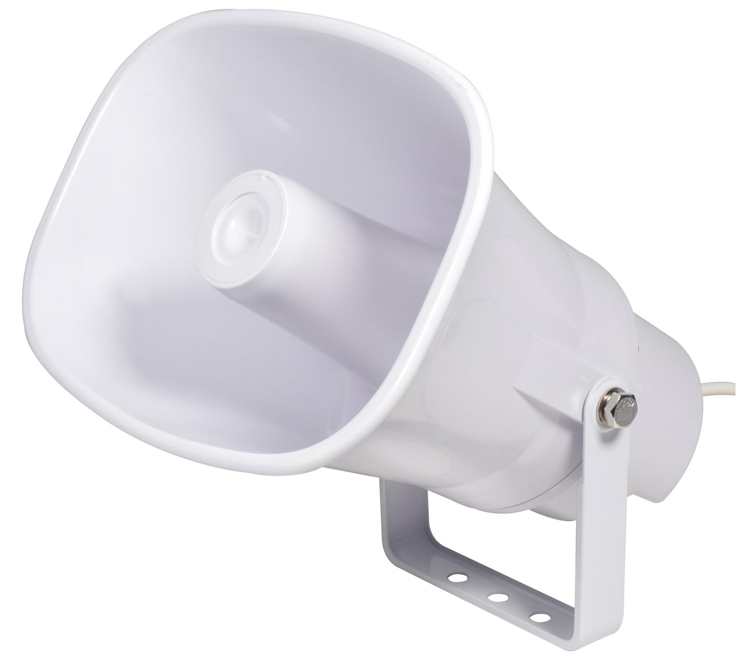 Adastra | Moulded ABS Horn Speaker Weatherproof & Fire rated | 15W White