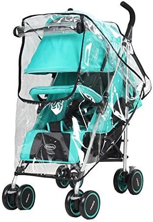 LANEYLI Baby Stroller Rain Cover Weather Shield Baby Mosquito Net Stroller Accessories Waterproof Windproof Umbrella Universal Size Fit Most Jogging Strollers Ventilation Protection