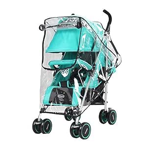 Obecome Stroller Rain Cover Universal, Baby Travel Weather Shield, Windproof Waterproof,Protect from Dust Snow