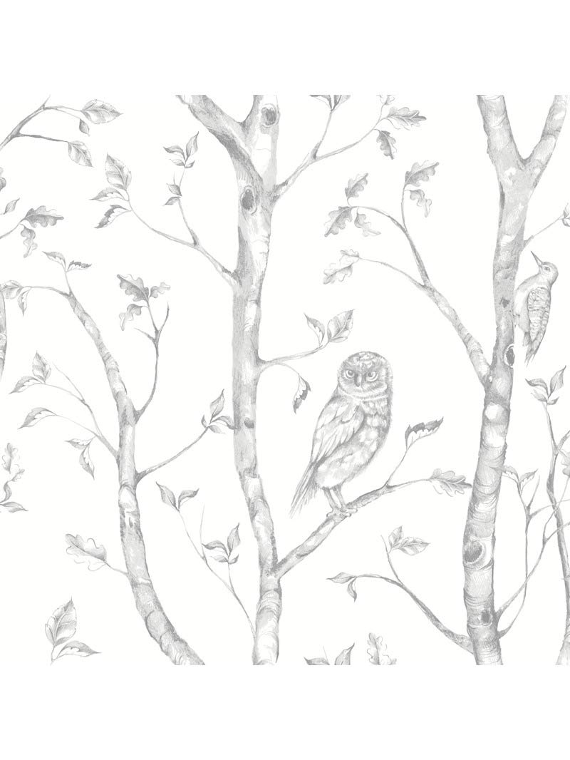 Interior Fabrics Neptune Wallpaper - Charcoal