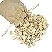 Goodlucky Wooden Scrabble Letter Tiles with Bag, 500-Pieces