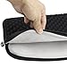Laptop Sleeve, Evecase 11.6~12.5 inch Laptop/Chromebook/Ultrabook Notebook PC Diamond Foam Splash & Shock Resistant Neoprene Sleeve Case Travel Bag, Black