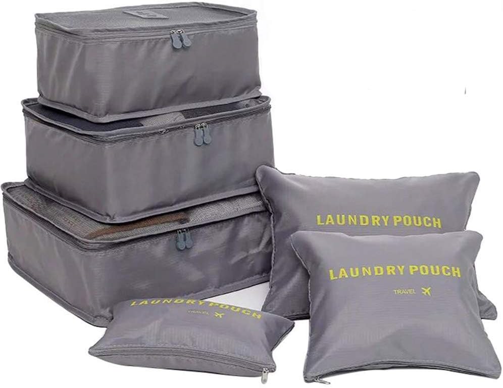 Amazon.de: Packwürfel für Reise -6 Sets Packing Cubes Koffer-Organizer