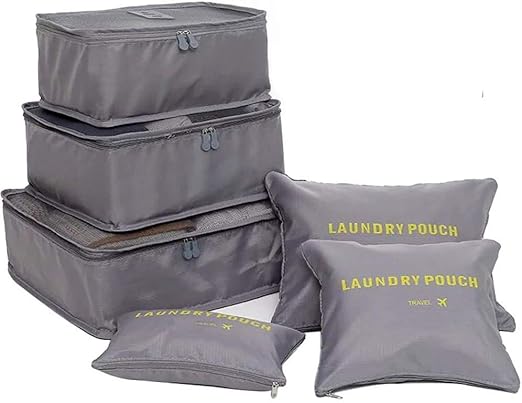 Amazon.de: Packwürfel für Reise -6 Sets Packing Cubes Koffer-Organizer