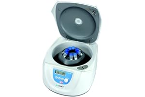 SCILOGEX SCI-412 Clinical Lab Centrifuge Machine, 1.5-15ml Capacity, 300-4500 RPM, cTUVus Approved for UL and CSA, 2 Year Warranty