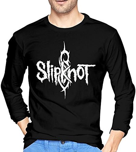 American Heavy Metal Band Slipknot T-shirts Mens Long-Sleeve Black