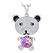 TOJEAN Mothers Day Gifts 'Lovely Bear' Animal Necklace Women Jewelry Pendant Made with Swarovski Crystal, Birthday Gift for her