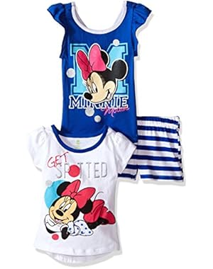 Girls' 3 Piece Minnie Mouse Get Spotted Short Set