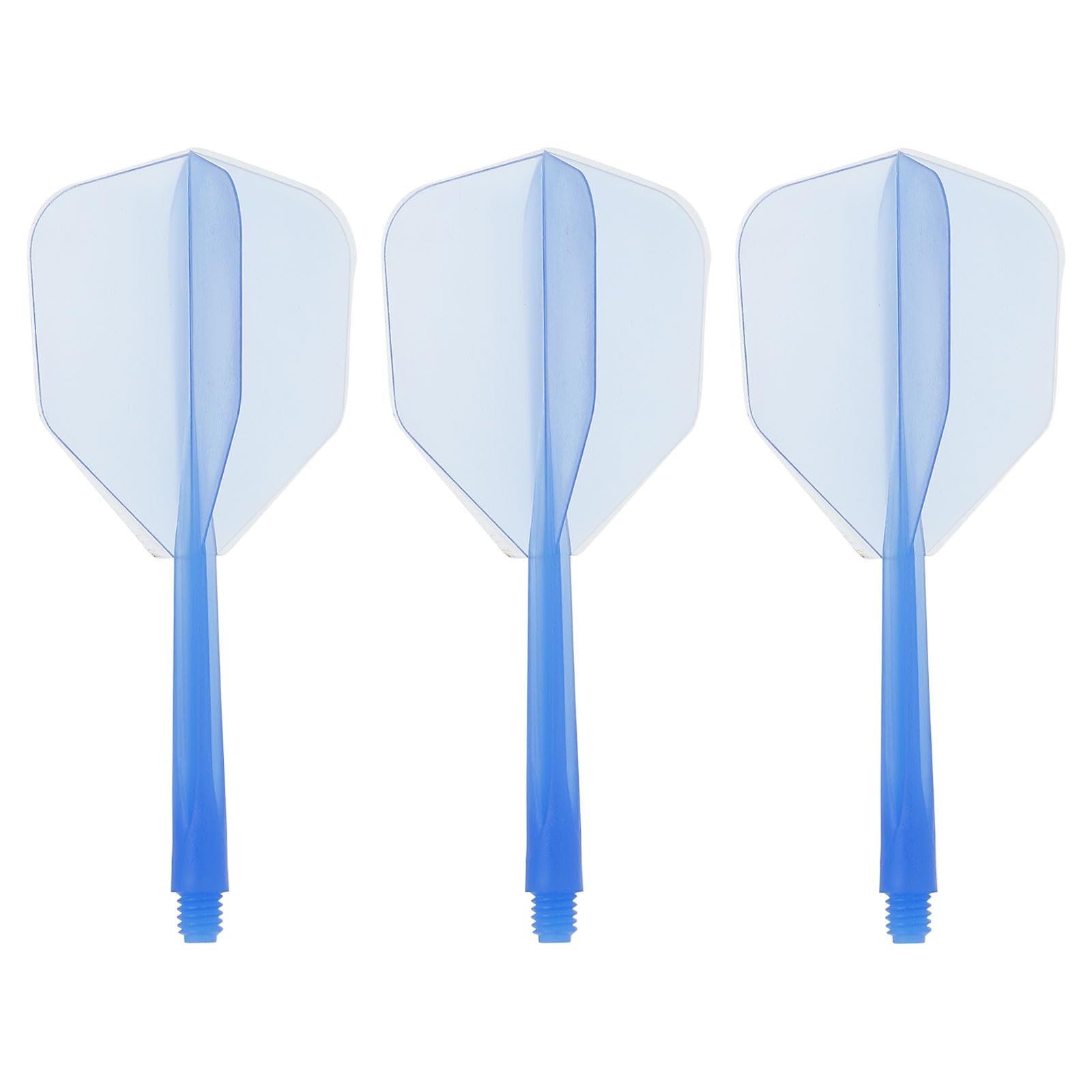 PATIKIL Integrated Dart Shaft and Flights, 3 Pack 2BA Durable Plastic Dart Flight Replacement Dart Accessories, Blue