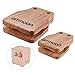 ammoon 2pcs Cajon Box Drum Companion Accessory Castanets Large & Medium for Hand Percussion Instruments
