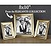 Icona Bay 8x10 Picture Frames (Gold, 6 Pack), Contemporary Photo Frames 8 x 10, Wall Mount or Table Top, Elegante Collection