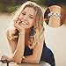 bayite Metal Bands Compatible with Fitbit Alta and Alta HR, Set with Rhinestone, Silver