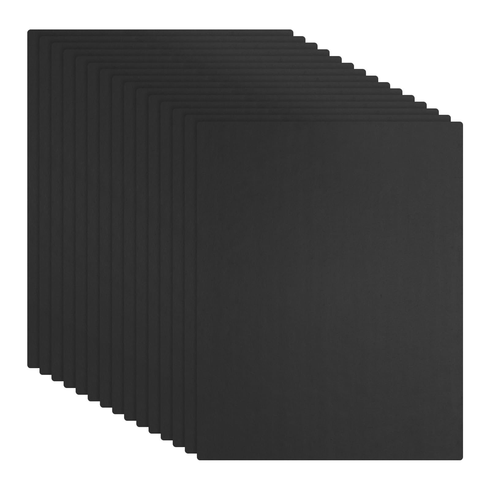 Rebower 15 PCS Black Foam Board 280 x 356 mm, Foam Boards 3.2mm Thick Foam Poster Board, [for Presentation Projects, Art Crafts, Poster Making]