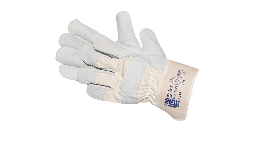 JAH Knitted Cotton/Polyamide Gloves with PVC Grip Dots – Non-Slip Grip for Warehouse, Assembly & Shipping
