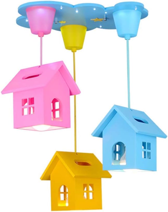 Decoración del hogar Candelabro para dormitorio infantil Lámparas LED