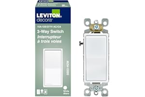 Decora Rocker 3-Way 15 Amp Switch, White