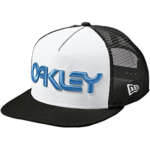 Oakley Mens FP Trucker Mesh Snapback Adjustable Hat One Size White