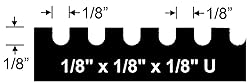 M-D Building Products 20055 1/8 in. x 1/8 in. x 1/8