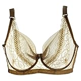 Women Thin Lace Unlined Underwire Cup B C D Push Up Bras