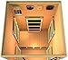 JNH Lifestyles Joyous 1 Person Low EMF Far Infrared Sauna in Canadian Hemlock Wood