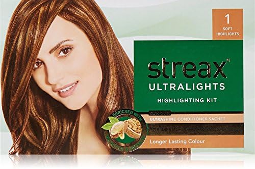Streax Ultra Light Soft Style 1 Hair Color, 20ml with Blonder Powder, 10g and Conditioner Sachets, 5ml