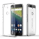 Nexus 6P Case, PLESON [Tou] Huawei/Google Nexus 6P Case Cover,Crystal Clear/Dotted Slim Fit/ Lightweight/ Exact Fit/NO Bulkiness Clear back panel + Soft TPU Protective bumper Case for Nexus 6P (2015)