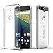 Nexus 6P Case, PLESON [Tou] Huawei/Google Nexus 6P Case Cover,Crystal Clear/Dotted Slim Fit/ Lightweight/ Exact Fit/NO Bulkiness Clear back panel + Soft TPU Protective bumper Case for Nexus 6P (2015)