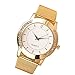 SMTSMT Women Golden Stainless Analog Quartz Wrist Watch Gold Ladies Watch