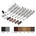 COSIEST 17 Pieces Wood Furniture Repair Kit Scratches Restore Set w 8 Touch Up Markers 8 Filler Crayon Sticks 1 Sharpener