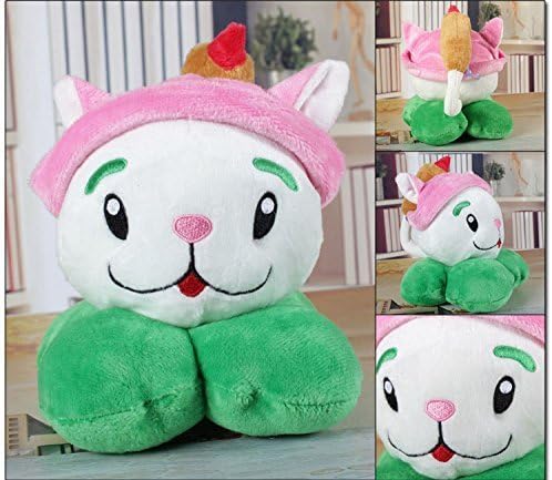 Super Cute Plants Vs. Zombies PVZ Plush Toys Dolls 16cm Cattail by Bigeast