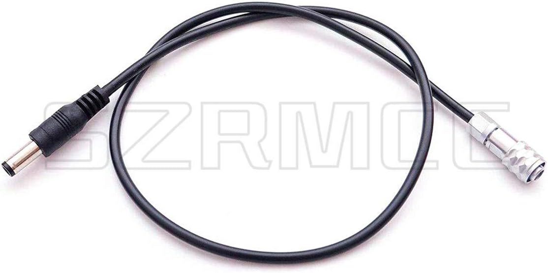 SZRMCC DC 5.5x2.5mm to Weipu SF610 2 Pin Female Plug Power Cable for BMPCC 4K Blackmagic Pocket Cinema 4K Camera (Straight Cable