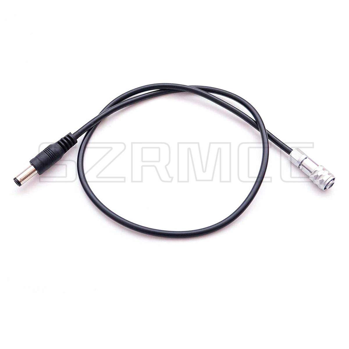 SZRMCC DC 5.5x2.5mm to Weipu SF610 2 Pin Female Plug Power Cable for BMPCC 4K Blackmagic Pocket Cinema 4K Camera (Straight Cable, Straight DC2.5mm)