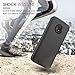 Moto G6 Case, SPARIN Dual Layer Protective Case with Scratch Resistant/Shock Absorption/Anti Dust for Motorola Moto G6, 5.7 Inch, Black