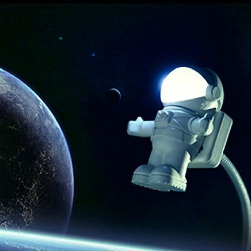USB Astronaut Nightlights LED Flexible Light for Laptop PC Notebook Keyboard Lights Spaceman Desk Lamp 1 PCS