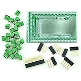 Electronics-Salon Prototype Screw/Terminal Block Shield Board Kit For Arduino MEGA-2560 R3.