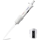 1-10 mL High-Accurate Micropipette, 10 mL Adjustable Single Channel Pipette | Adjustable Volume Manual Liquid Pipettor for Scientific School