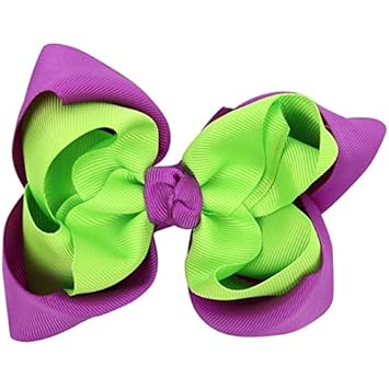 Buy Miss Beauty 5inch Solid Double Layer Hair Bows Sweet Color