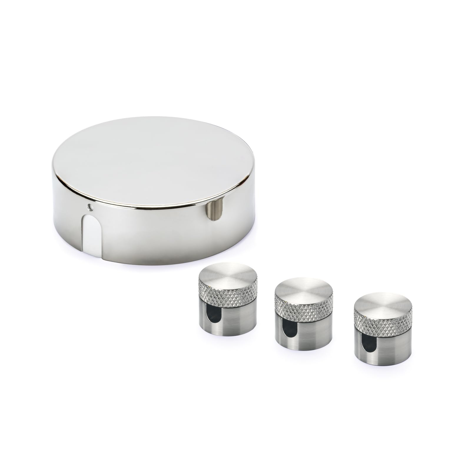 ORION LIGHTSTYLE Distributor set with junction box incl. 3 pin ceiling pin canopy ceiling box rosette junction box cover silver chrome