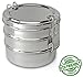 Lifestyle Block Stainless Steel Tripple Stacking 3 Tier Tiffin Lunch Box