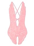 SOLY HUX Women's One Piece Lingerie Sexy Lace